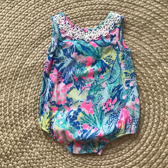 lilly pulitzer baby bodysuit